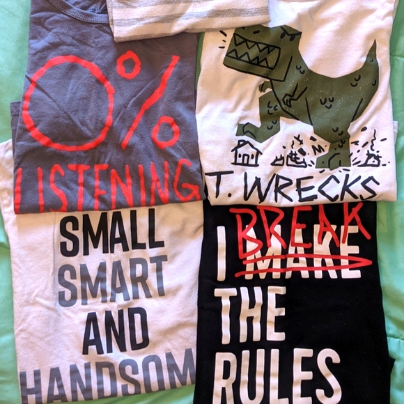 Children's Place and Okie Dokie Toddler Tee Shirts 5 Tee Shirts Bundle Size 3T